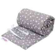 Original fejv�d� - Taupe feh�r csillagokkal Taupe feh�r csillagokkal